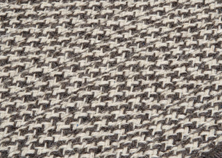 Colonial Mills Natural Wool Houndstooth HD36 Espresso Area Rug Closeup Image