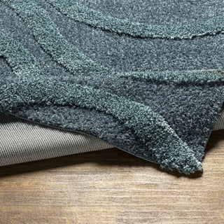 Livabliss Hudson Shag HDS-2304 'steel Blue Area Rug Pile