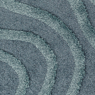 Livabliss Hudson Shag HDS-2304 'steel Blue Area Rug Swatch
