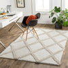 Livabliss Hudson Shag HDS-2306 Ivory Area Rug Room Scene
