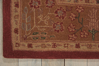 Nourison Heritage Hall HE13 Brick Area Rug Detail Image