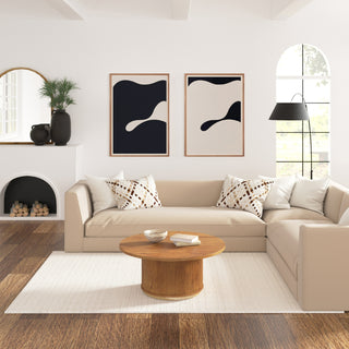 LR Home Helix 82450 Ivory Area Rug Lifestyle Image