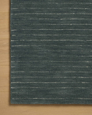 Henry HEY-01 Denim/Ivory Area Rug by Chris Loves Julia X Loloi Corner Image