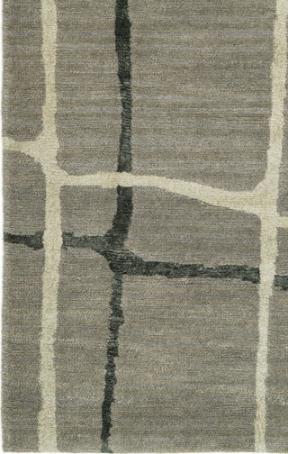 Loloi Hermitage HE-11 Silver/Black Area Rug Pile Image