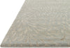 Loloi Hermitage HE-17 Mist/Pewter Area Rug Corner Image