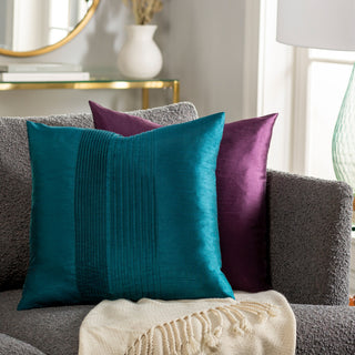 Livabliss Solid Pleated HH-024 Blue Style Shot Feature