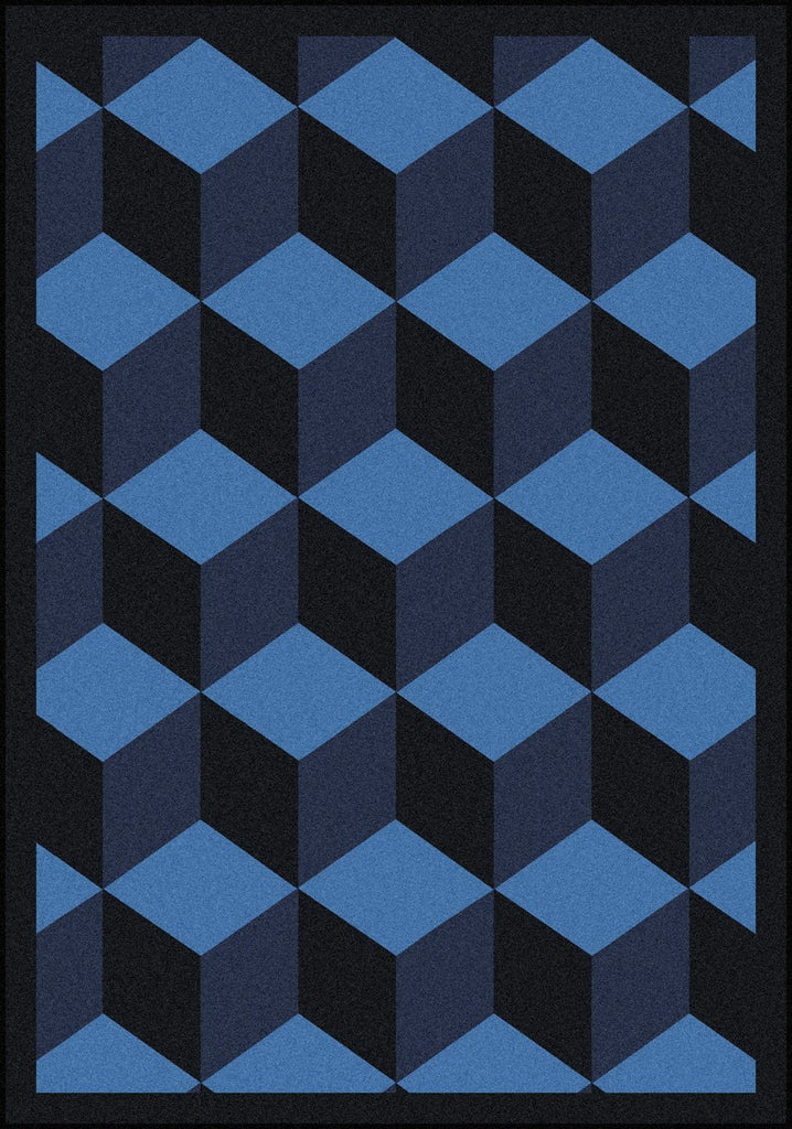 Joy Carpets Kaleidoscope Highrise Navy Area Rug