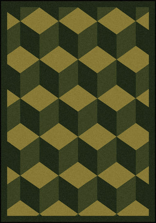 Joy Carpets Kaleidoscope Highrise Olive Area Rug