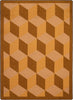 Joy Carpets Kaleidoscope Highrise Wheat Area Rug