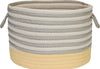 Colonial Mills Chloe Stripe Basket HL31 Pale Banana