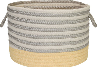 Colonial Mills Chloe Stripe Basket HL31 Pale Banana