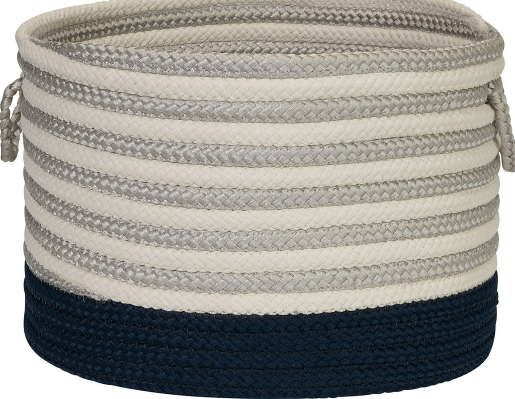 Colonial Mills Chloe Stripe Basket HL51 Navy