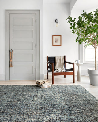 Loloi Harlow HLO-01 Denim/Charcoal Area Rug Lifestyle Image Feature