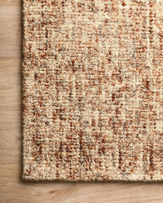 Loloi Harlow HLO-01 Rust/Charcoal Area Rug Corner Image