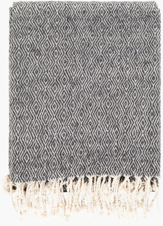 Surya Hamlet HME-1001 Black Throw main image