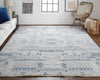 Havila Fine Rugs Huston H1898 Blue Area Rug Lifestyle Image Feature