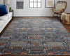 Havila Fine Rugs Huston H1898 Charcoal/Multi Area Rug Lifestyle Image Feature