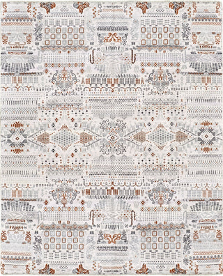 Havila Fine Rugs Huston H1898 Light Gray/Rust Area Rug