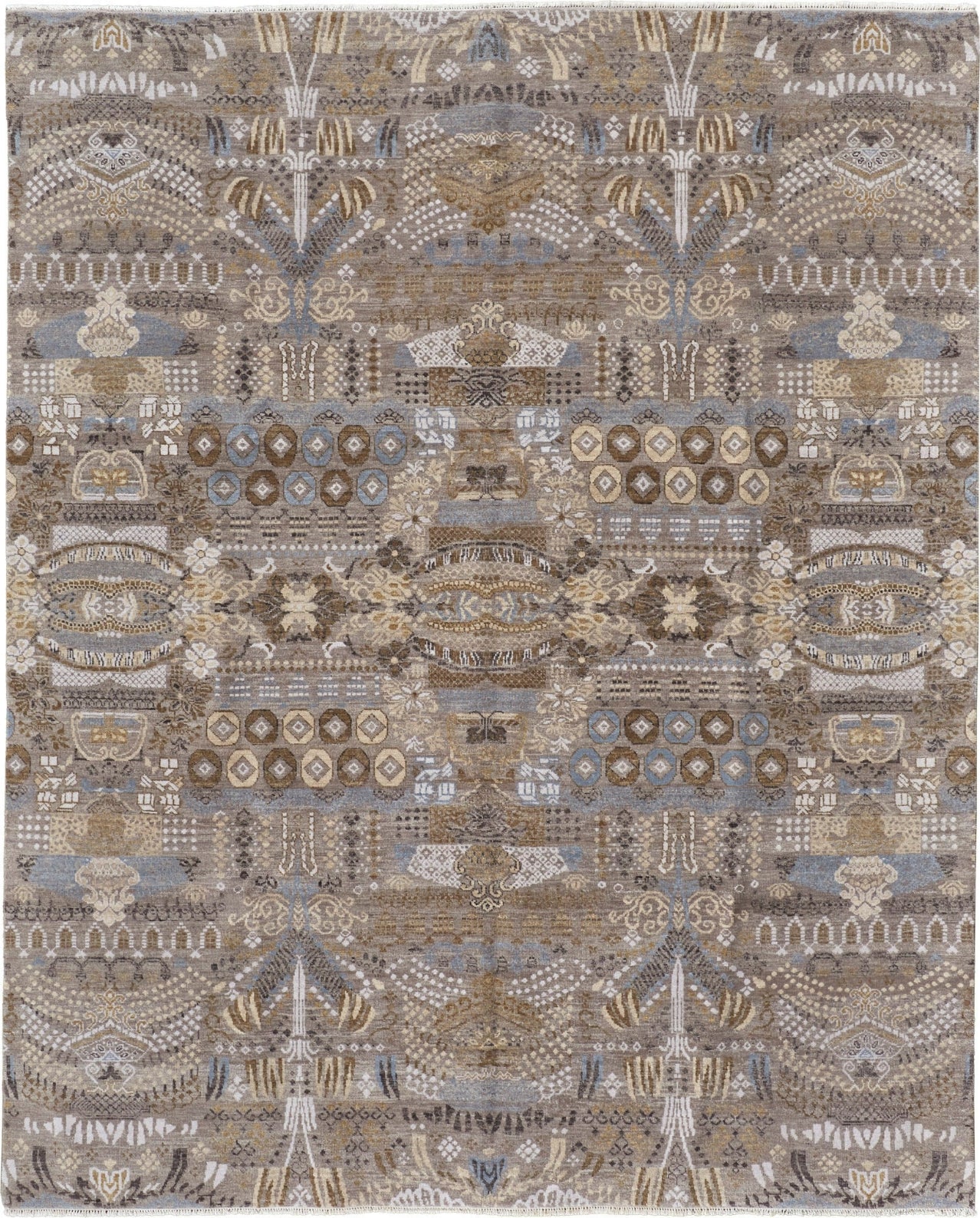 Havila Fine Rugs Huston H1898 Light Gray/Rust Area Rug – Incredible ...