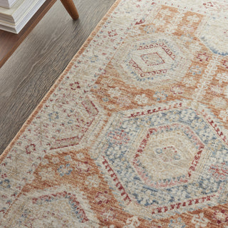 Nourison Homestead HMS01 Brick Area Rug Corner Image
