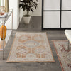 Nourison Homestead HMS01 Brick Area Rug Corner Image