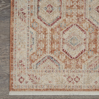 Nourison Homestead HMS01 Brick Area Rug Detail Image