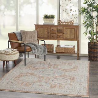 Nourison Homestead HMS01 Brick Area Rug Room Image Feature