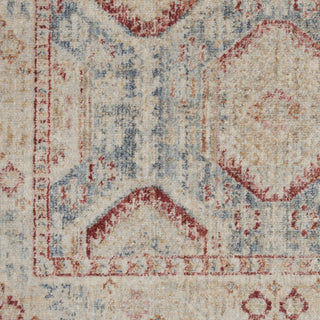 Nourison Homestead HMS01 Light Blue Multi Area Rug Swatch Image