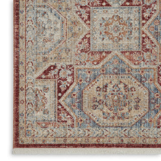 Nourison Homestead HMS02 Blue Brick Area Rug Texture Image