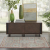 Nourison Homestead HMS02 Blue Brick Area Rug Corner Image