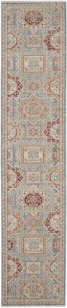 Nourison Homestead HMS02 Blue Multicolor Area Rug main image