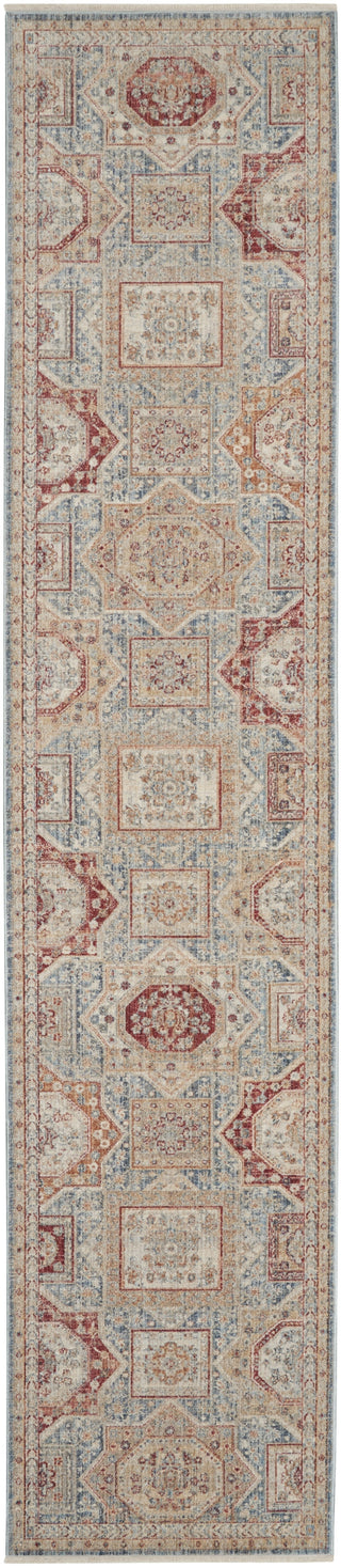Nourison Homestead HMS02 Blue Multicolor Area Rug main image