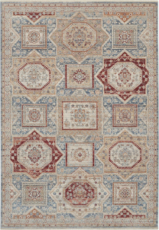 Nourison Homestead HMS02 Blue Multicolor Area Rug Main Image
