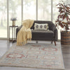 Nourison Homestead HMS02 Blue Multicolor Area Rug Room Image Feature