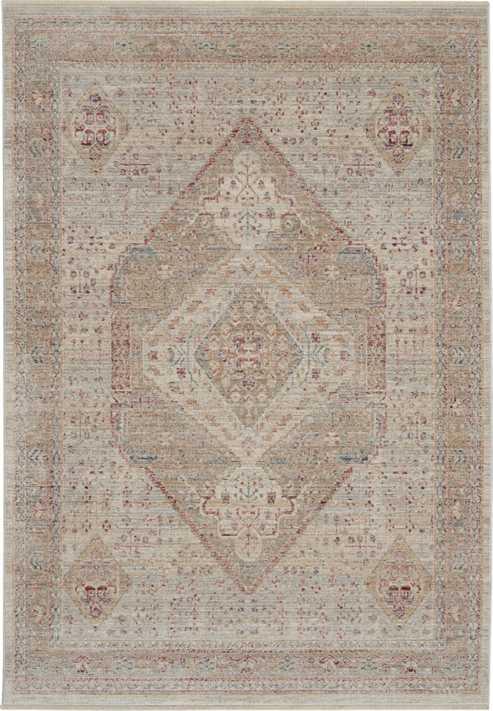 Nourison Homestead HMS03 Beige Grey Area Rug main image