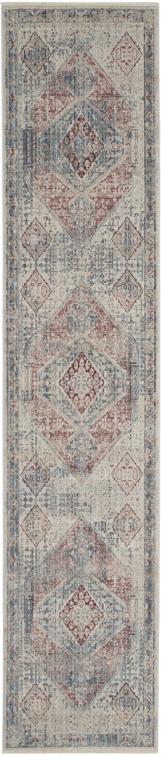 Nourison Homestead HMS03 Blue Grey Area Rug main image