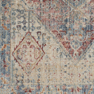 Nourison Homestead HMS03 Blue Grey Area Rug Swatch Image