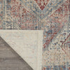 Nourison Homestead HMS03 Blue Grey Area Rug Corner Image