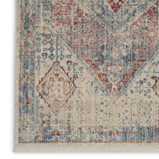 Nourison Homestead HMS03 Blue Grey Area Rug Texture Image