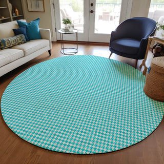 Dalyn Hinton HN1 Aqua Area Rug