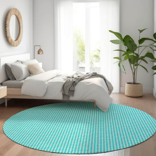 Dalyn Hinton HN1 Aqua Area Rug