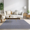 Dalyn Hinton HN1 Navy Area Rug Lifestyle Image Feature
