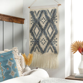 Surya Helena HNA-1005 Denim Wall Art Style Shot Feature