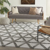Nourison Highlands HND01 Grey Area Rug Corner Image