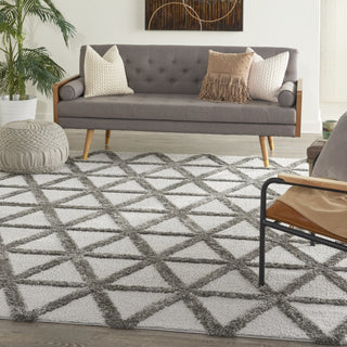 Nourison Highlands HND01 Grey Area Rug Corner Image