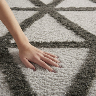 Nourison Highlands HND01 Grey Area Rug Room Image Feature