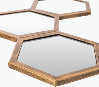 Livabliss Honeycomb HNY-001 Gold Angle