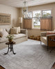 Loloi Hollis HOL-01 Grey / Ivory Area Rug Lifestyle Image Feature