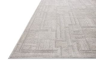 Loloi Hollis HOL-01 Grey / Ivory Area Rug Corner Image
