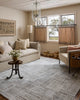 Loloi Hollis HOL-02 Pebble / Ivory Area Rug Lifestyle Image Feature